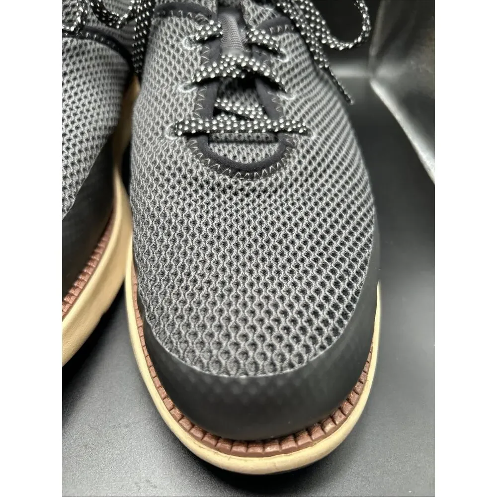 Cole Haan Men's 11.5M Grand 360 Atlantic Gray Mesh Lace-Up Sneaker Brown Suede